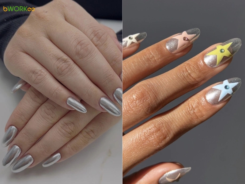 Nail Màu Metallic