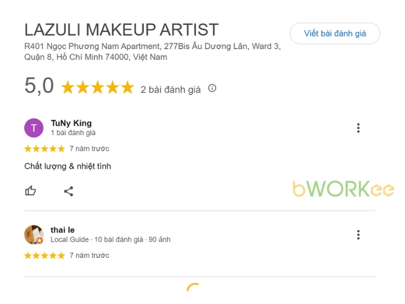 Đ&aacute;nh Gi&aacute; Thực Tế Của Kh&aacute;ch H&agrave;ng Về LAZULI MAKEUP ARTIST