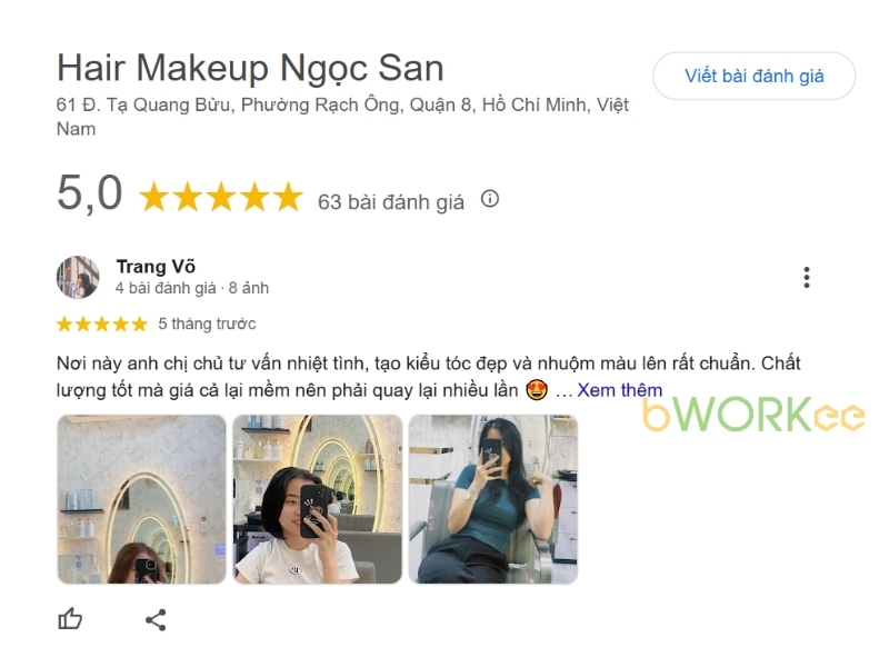 Đánh Giá Thực Tế của Khách Hàng về Hair Makeup Ngọc San