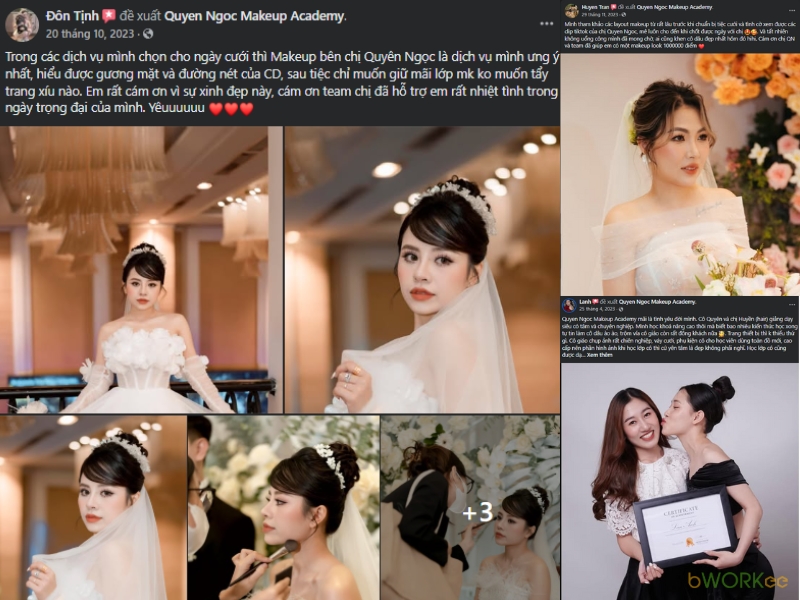 Đánh Giá Của Khách Hàng Về Quyen Ngoc Makeup Academy