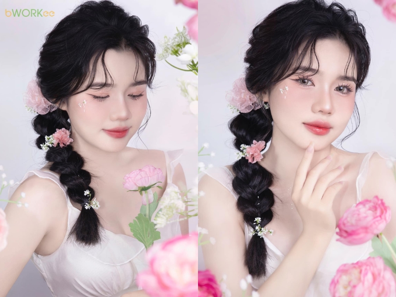 H&igrave;nh ảnh kh&ocirc;ng gian thực tế tại Makeup Yen Nguyen