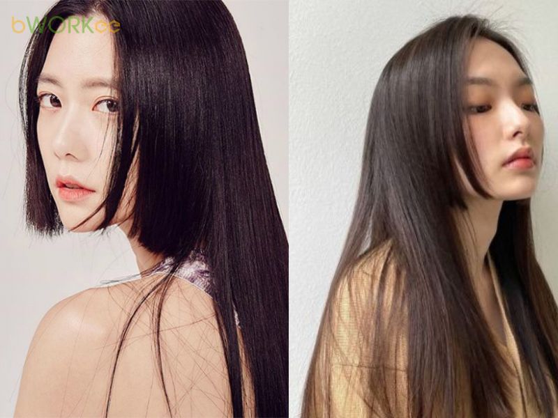 Hime không mái (no bangs)
