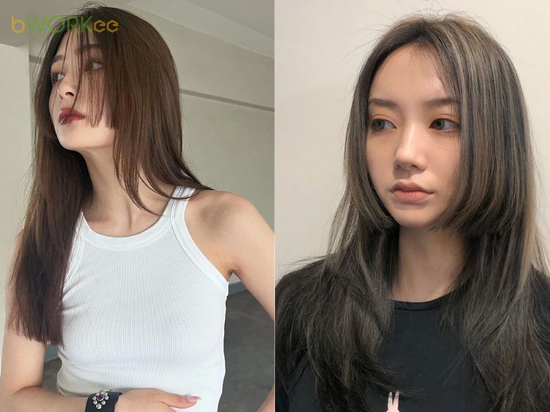  Hime nhiều tầng ôm sát mặt