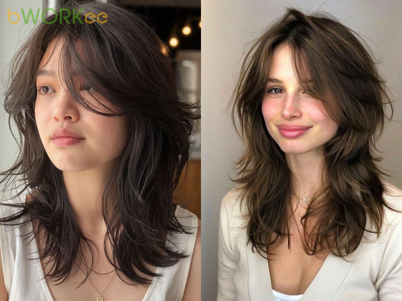 Hush Cut Uốn Sóng Nhẹ