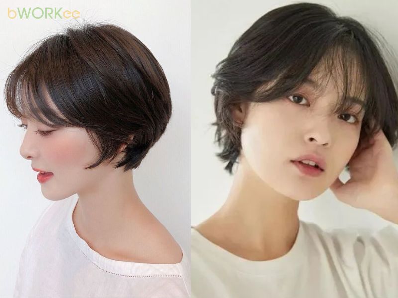 Tóc tomboy cho tóc mỏng