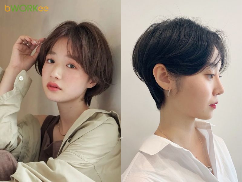 Tóc tomboy hai mái nhẹ nhàng