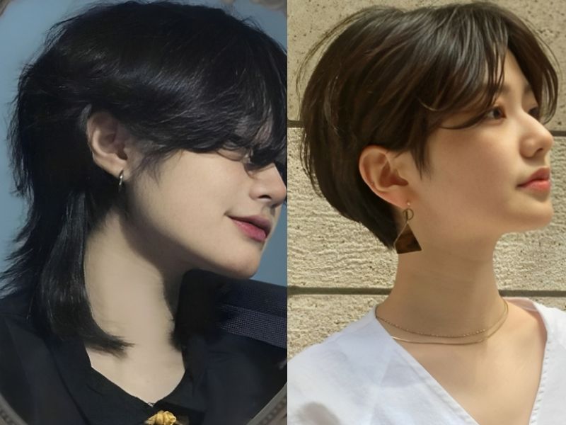 Tomboy mullet – Gọn gàng, cool ngầu