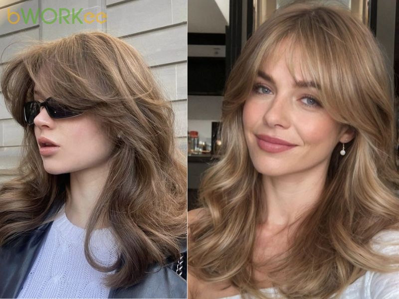 Hush Cut Kết Hợp Màu Sáng