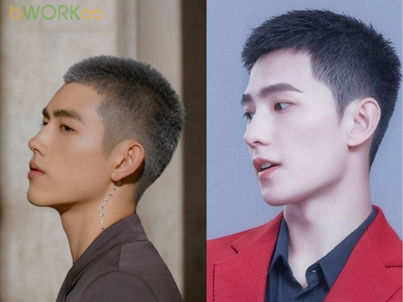  Tóc đầu đinh 3cm