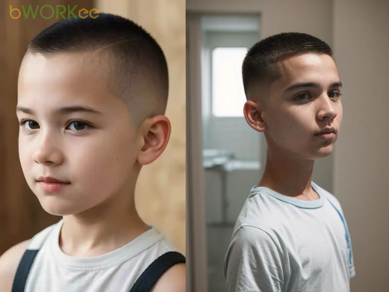 Tóc đầu đinh cho bé trai