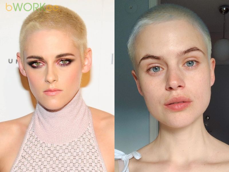 Tóc đầu đinh Kristen Stewart