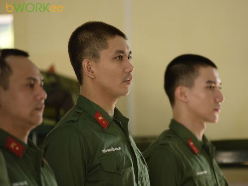  Tóc đầu đinh quân đội Việt Nam