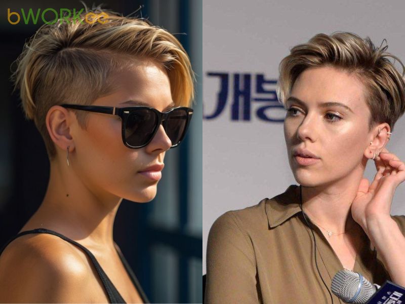 Tóc ngắn undercut nữ