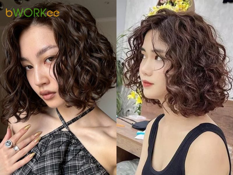 Tóc xoăn lọn nhỏ