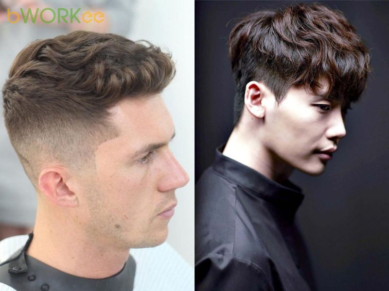 Undercut uốn xoăn