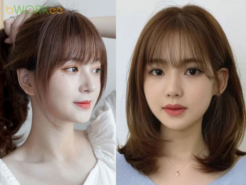 Kiểu tóc mái thưa Hàn Quốc