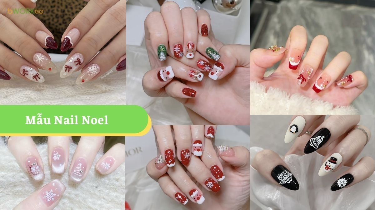 99+ Mẫu Nail Noel 2026 Đẹp Sang, Dễ Làm, Hot Trend Mới!