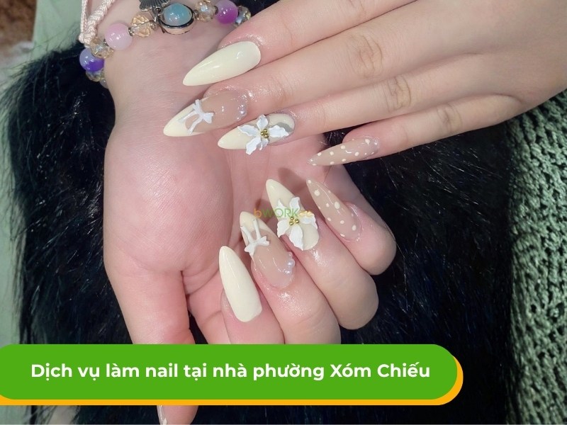 Dịch vụ làm nail tại nhà phường Xóm Chiếu