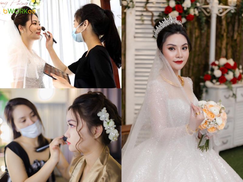 Trang điểm cô dâu tại nhà