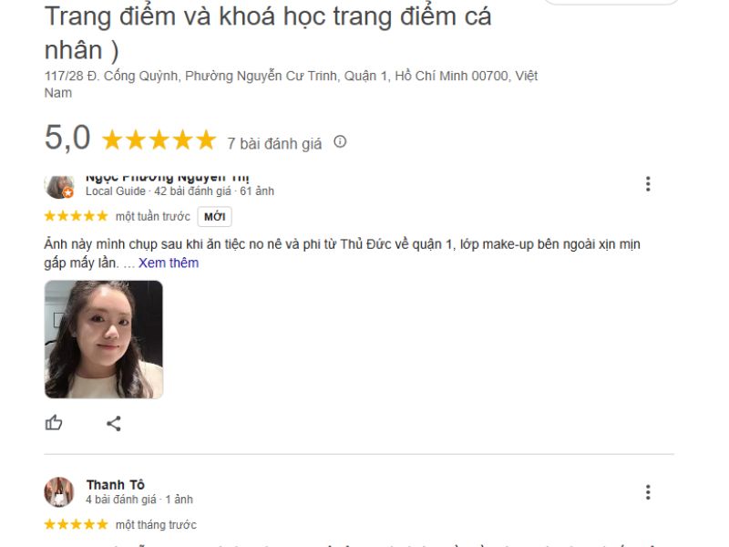 Đánh Giá của khách hàng về Nữ Nhi Quốc Hair-Make Up