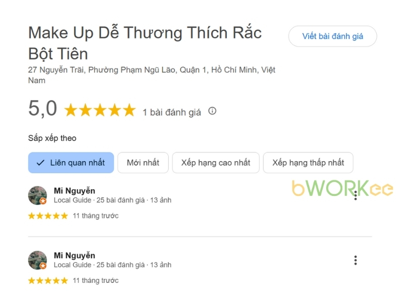 Đánh giá của khách hàng về Make Up Dễ Thương Thích Rắc Bột Tiên