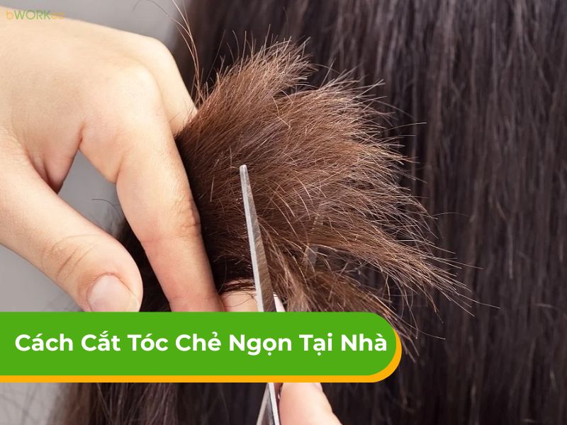 Hướng dẫn cách cắt tóc chẻ ngọn tại nhà chuẩn đẹp, đơn giản