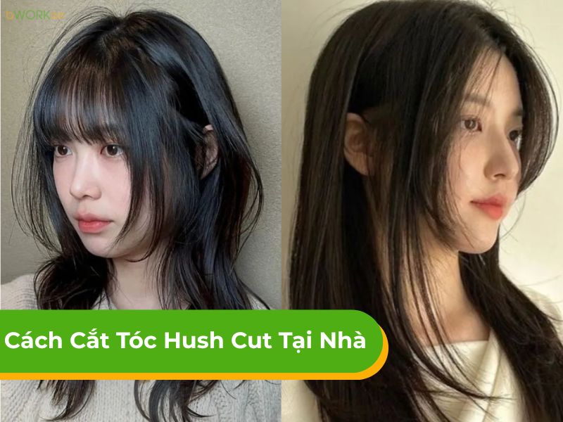 Hướng dẫn cách cắt tóc hush cut tại nhà cho nữ siêu xinh