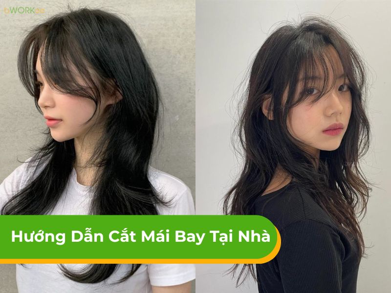 Hướng dẫn cắt mái bay tại nhà đơn giản, đẹp như ở salon tóc