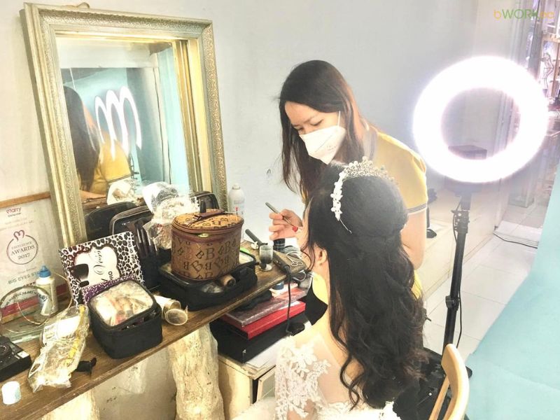 H&igrave;nh ảnh kh&ocirc;ng gian của Ch&acirc;u Makeup & Bridal