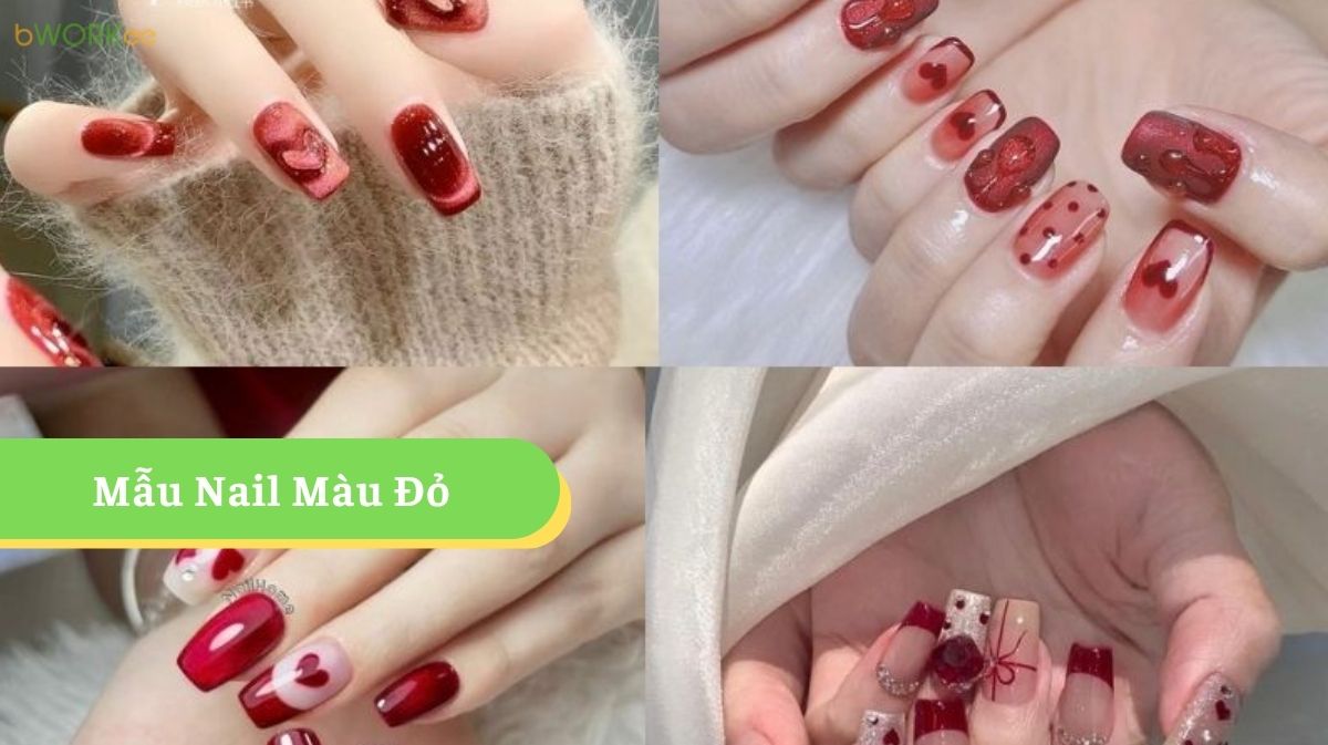 15 Mẫu Nail Màu Đỏ Sang Chảnh & Nổi Bật Nhất 2026