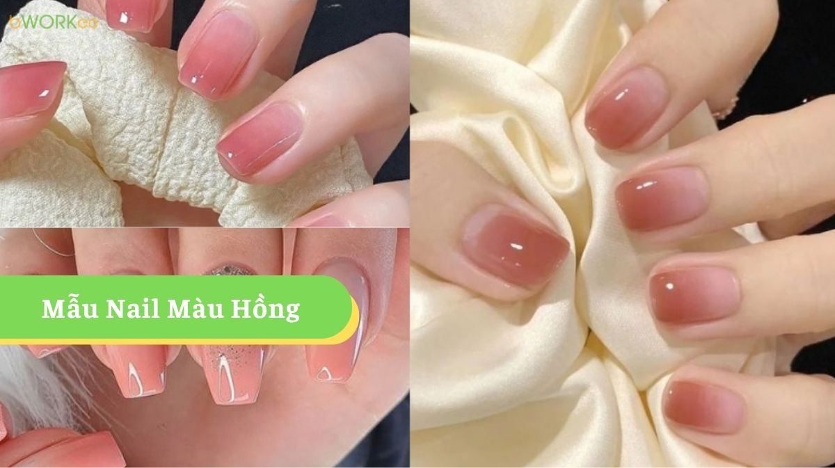 Những Mẫu Nail Màu Hồng Đẹp Ngọt Ngào & Sang Trọng Hot Trend Hiện Nay