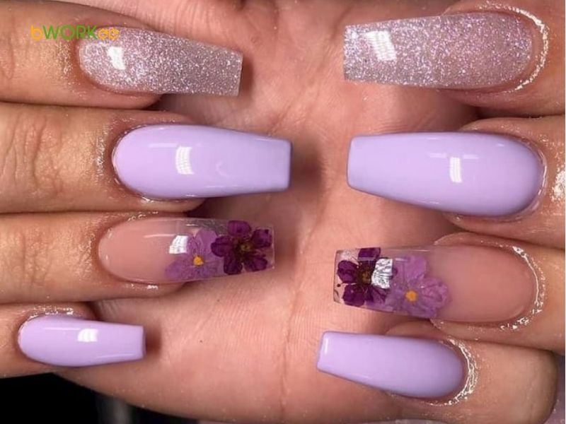 Gợi ý chọn nail màu tím phù hợp với màu da