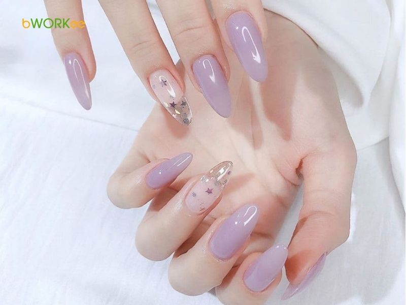 Gợi ý chọn nail màu tím phù hợp với màu da