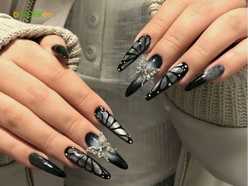 Nail đen độc lạ, siêu chất