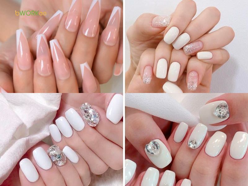 Điều cần lưu ý khi làm nail màu trắng cho cô dâu