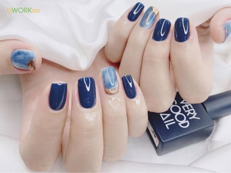 Nail Màu Xanh Coban: Biểu Tượng Của Sự Quyến Rũ
