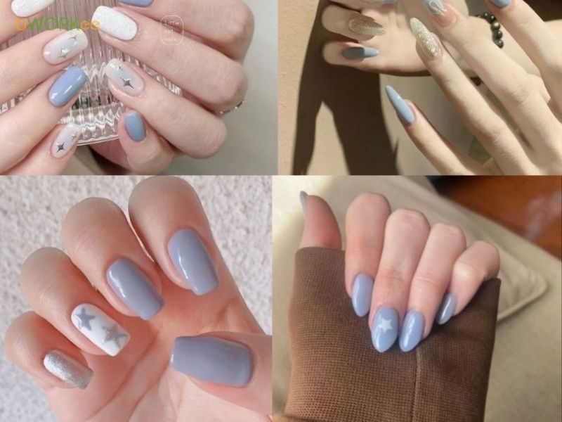 Nail Màu Xanh Pastel: Dịu Dàng Và Thanh Lịch
