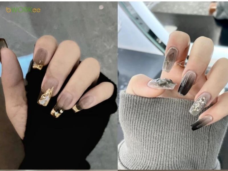  Nail tôn da ngăm – Xinh và sang chuẩn tone