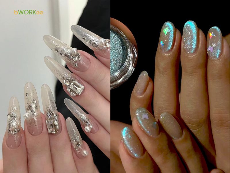 Sơn móng tay nhũ bóng