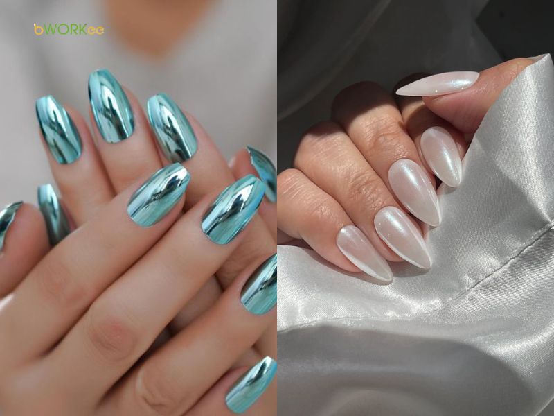 Tráng gương kết hợp nhũ