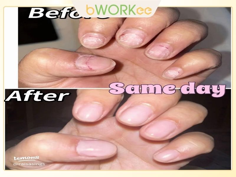 Cách chăm sóc móng sau khi tháo móng giả