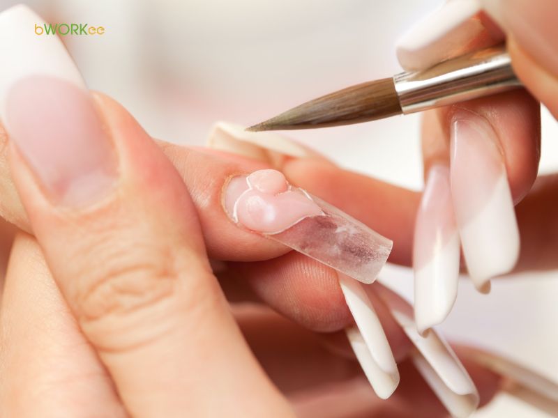 Bước 6: Vệ sinh vùng da xung quanh và hoàn thiện