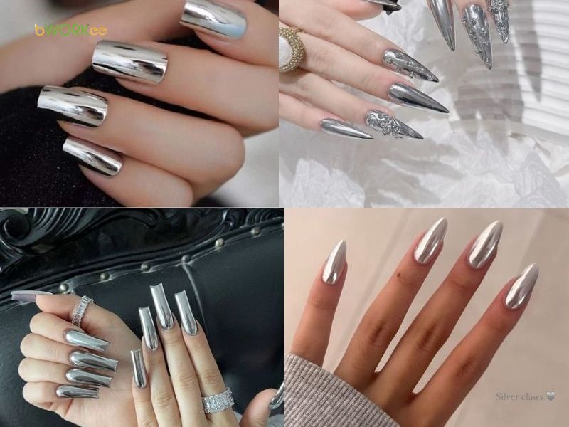 Nail Ombre Tráng Gương
