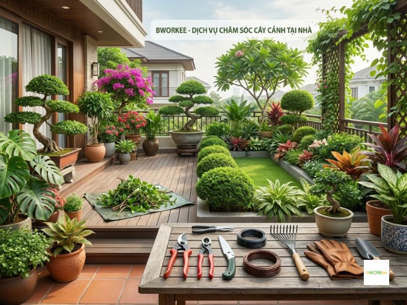 Bworkee cung cấp dịch vụ cắt tỉa cây cảnh tận nơi tại TPHCM